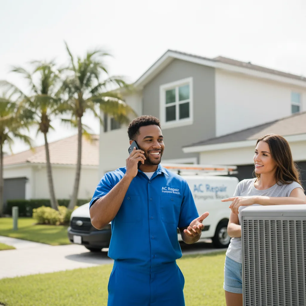 AC Repair Pompano Beach customer support in Mulino